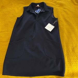 Cynthia Rowley Tank Dress with Pockets & Collar